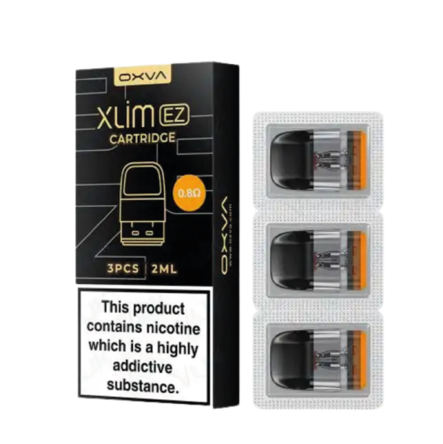 OXVA Xlim Pro /EZ / XL 3ml Top Fill Pods 0.6 ohm (3-Pack)